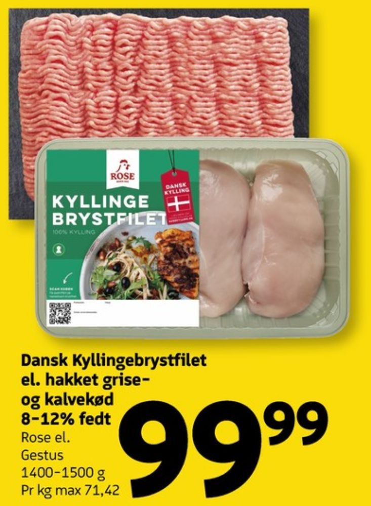 Rose, Kyllingebrystfilet