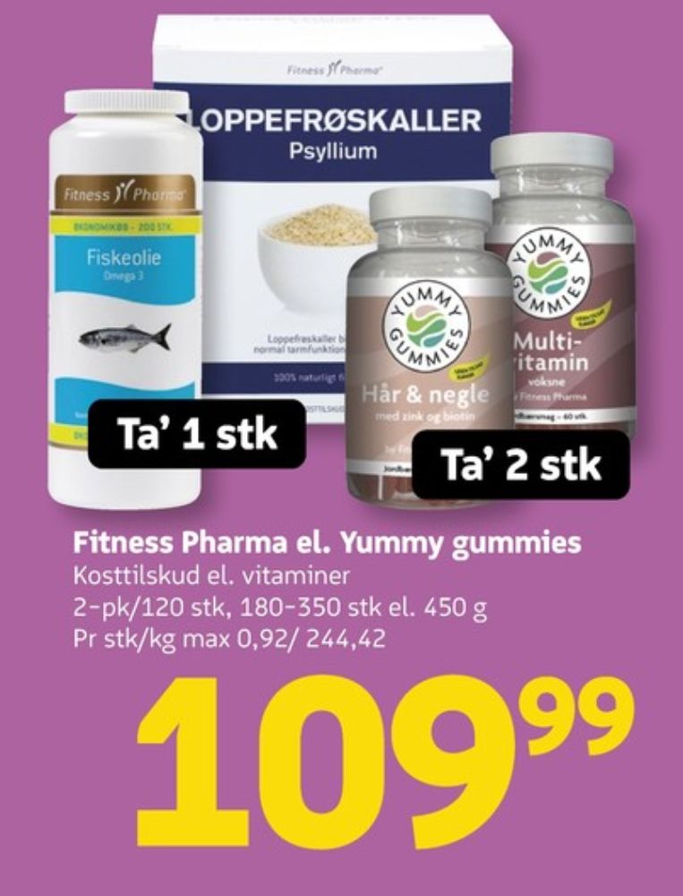 Fitness Pharma, Fiskeolie