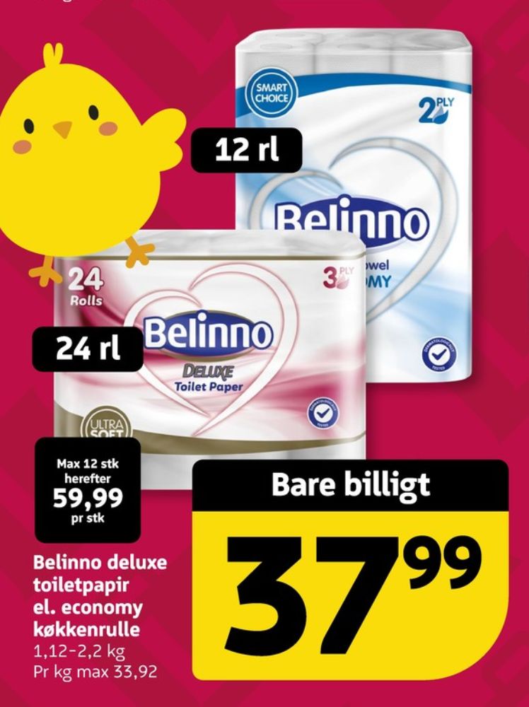 Belinno, Toiletpapir