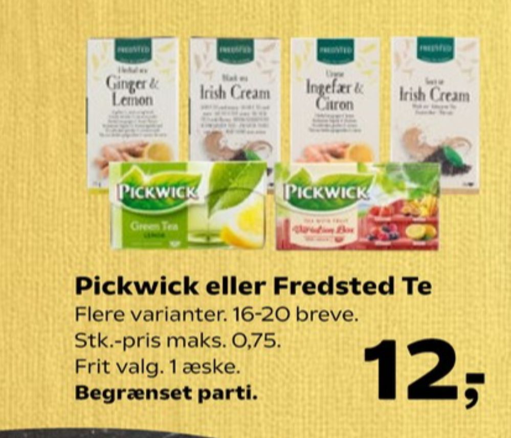 Pickwick, Variation Box Tebreve