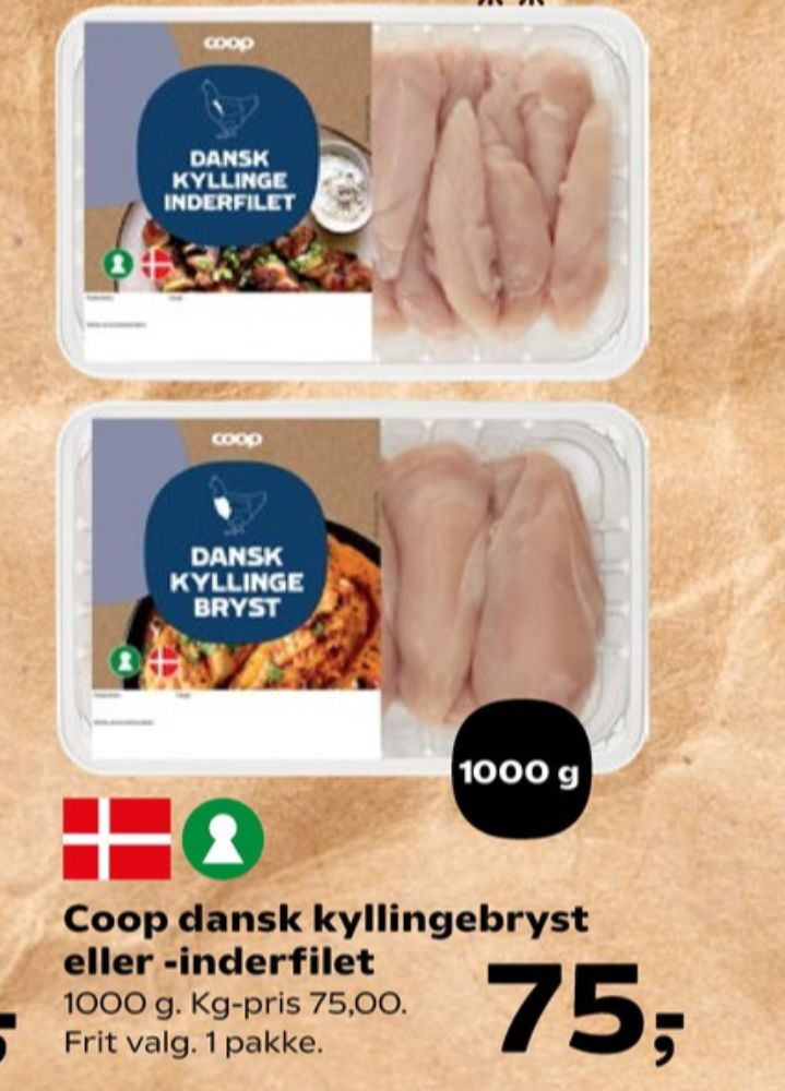 Coop, Kyllingebrystfilet
