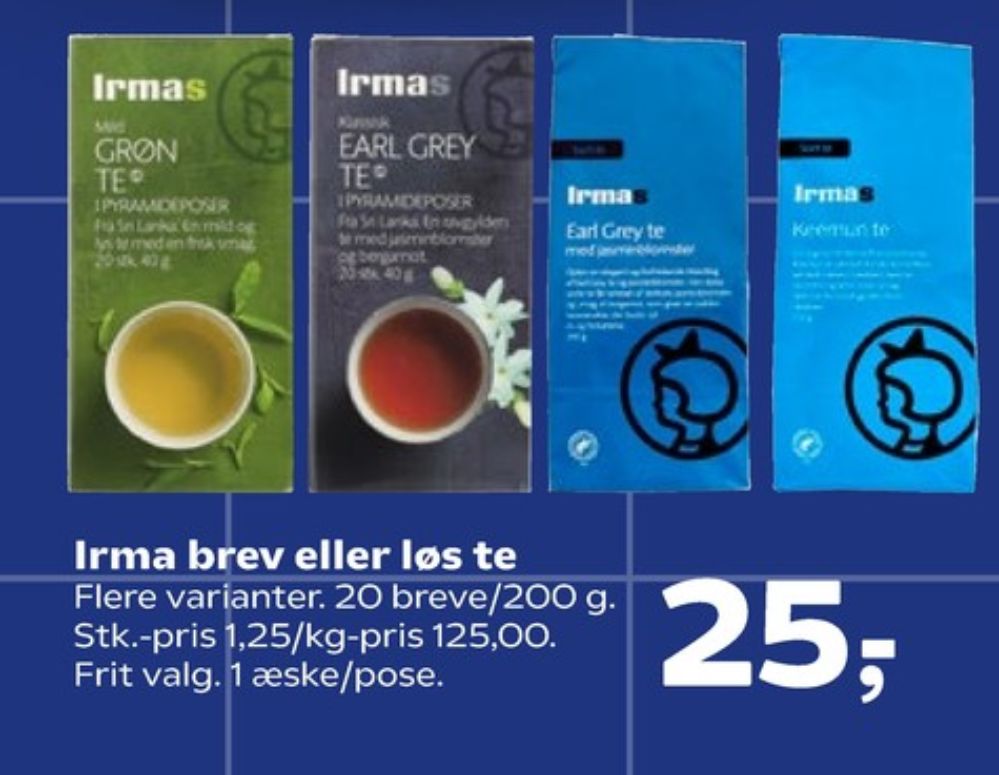 Irmas, Grøn Te Tebreve