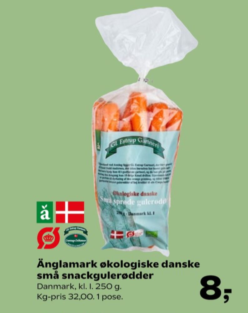 Änglamark, Gulerødder