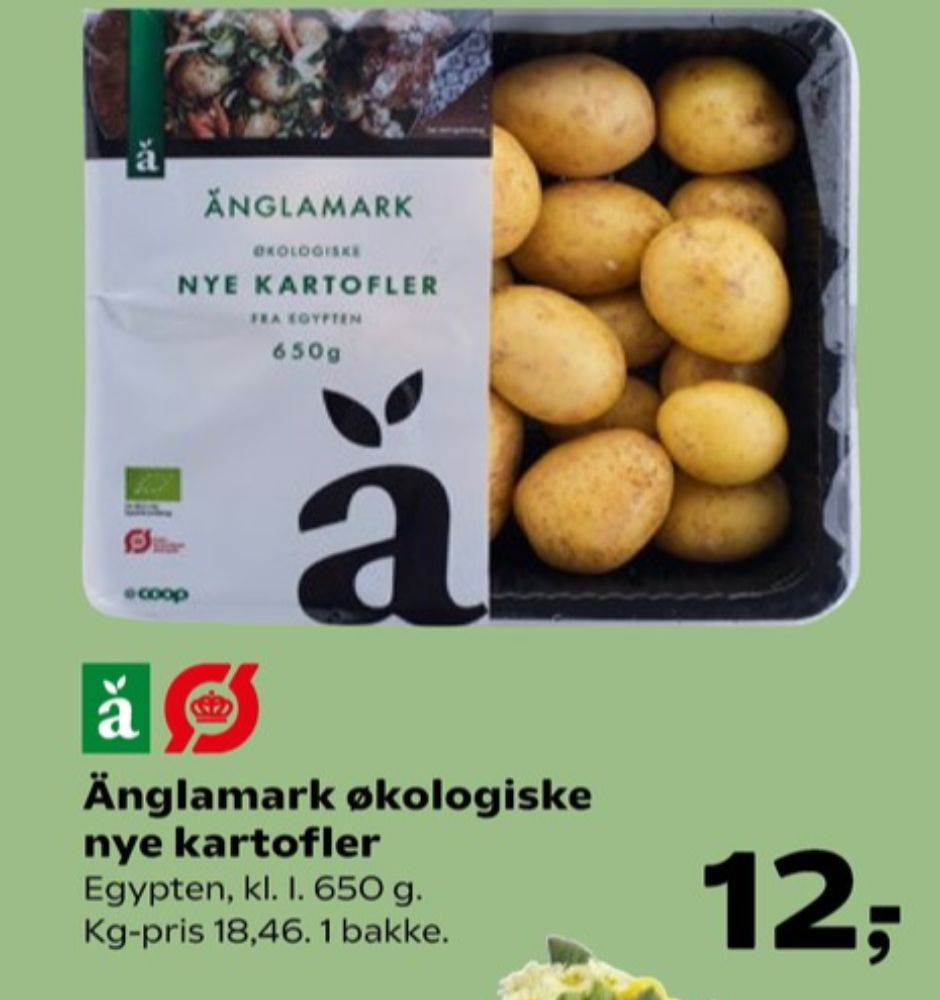 Änglamark, Kartofler