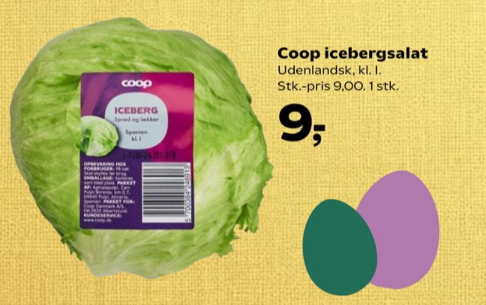 Coop, Icebergsalat