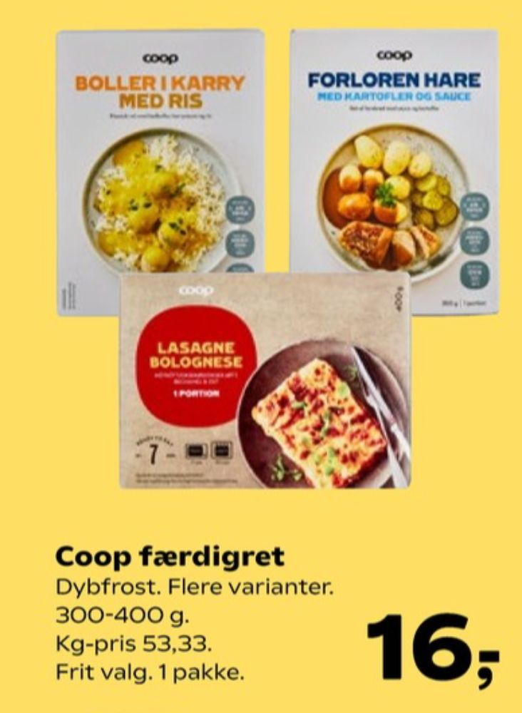 Coop, Lasagne Bolognese