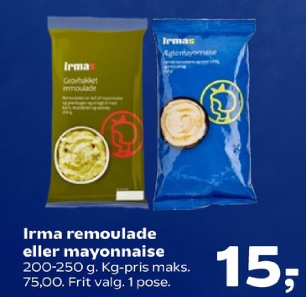 Irmas, Mayonnaise