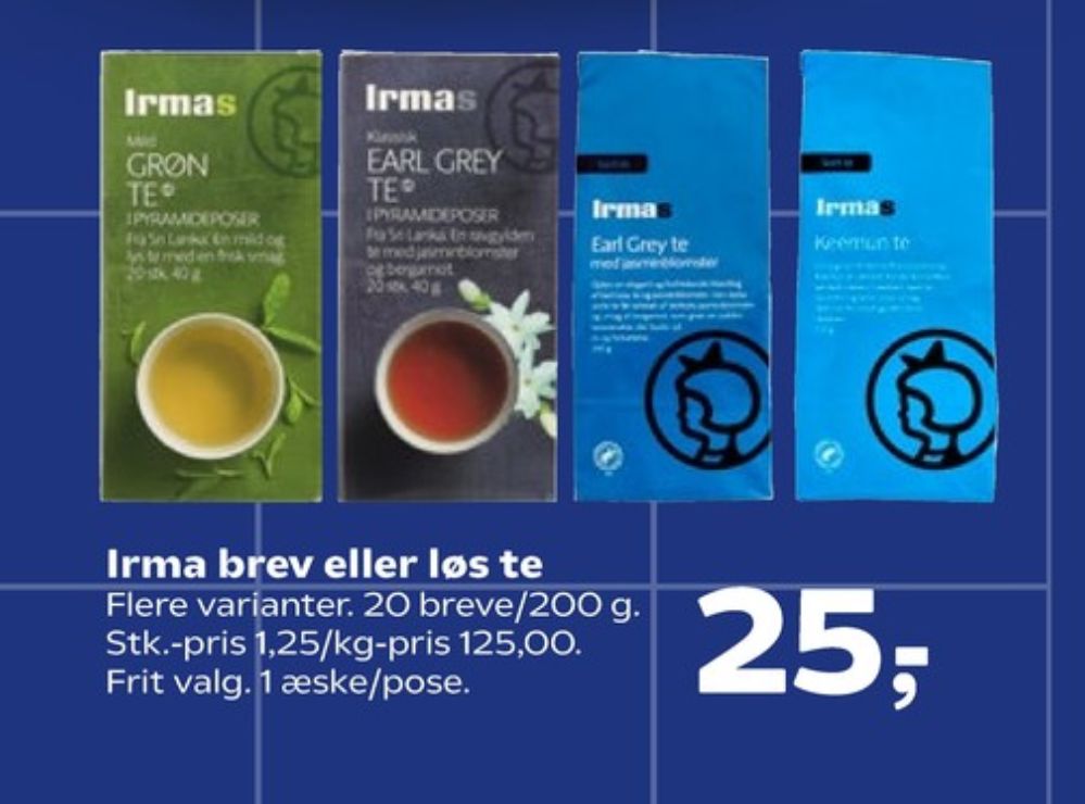 Irmas, Grøn Te Tebreve
