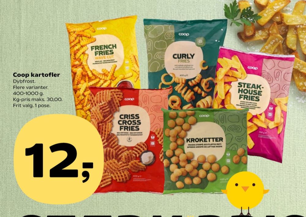 Coop, French Fries Wave Cut