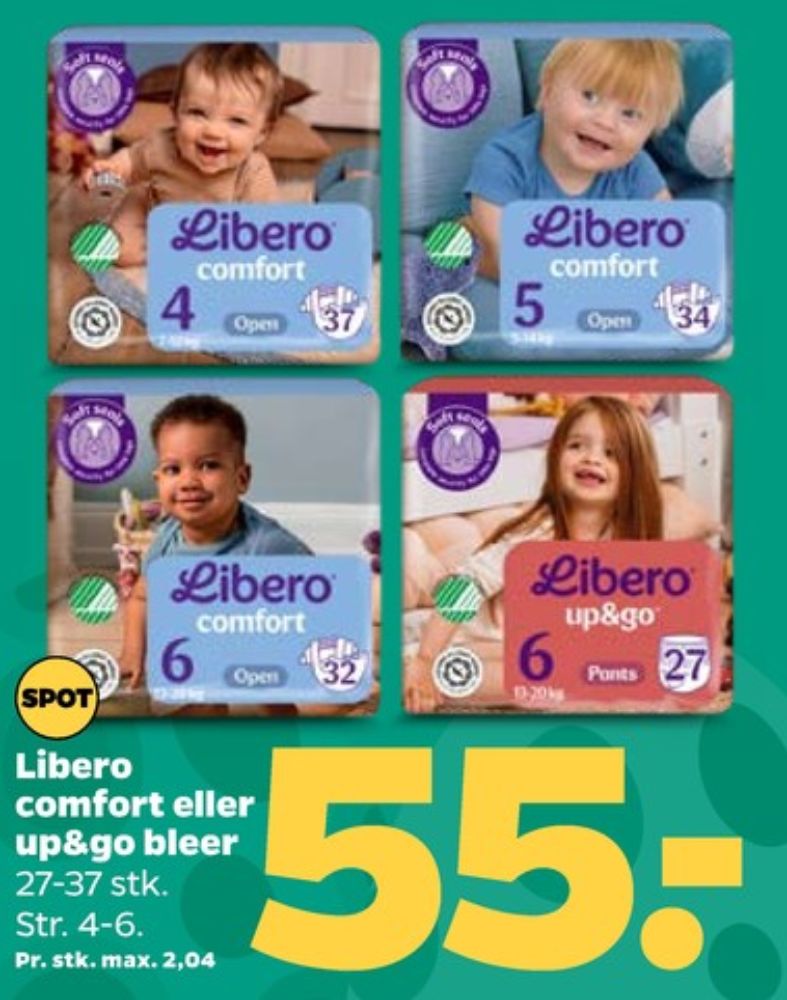 Libero Comfort, Bleer str 5 9-14 kg