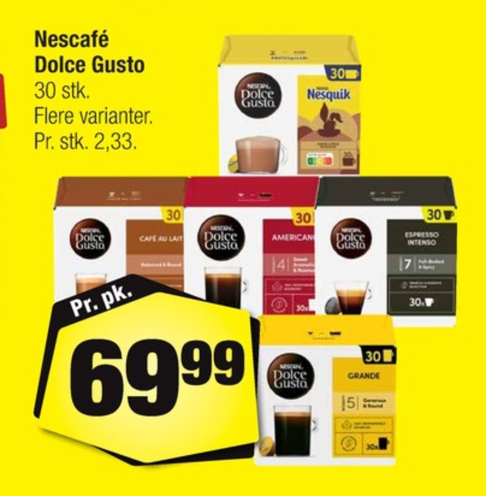 Nescafe Dolce Gusto Nesquik, Kakaokapsler
