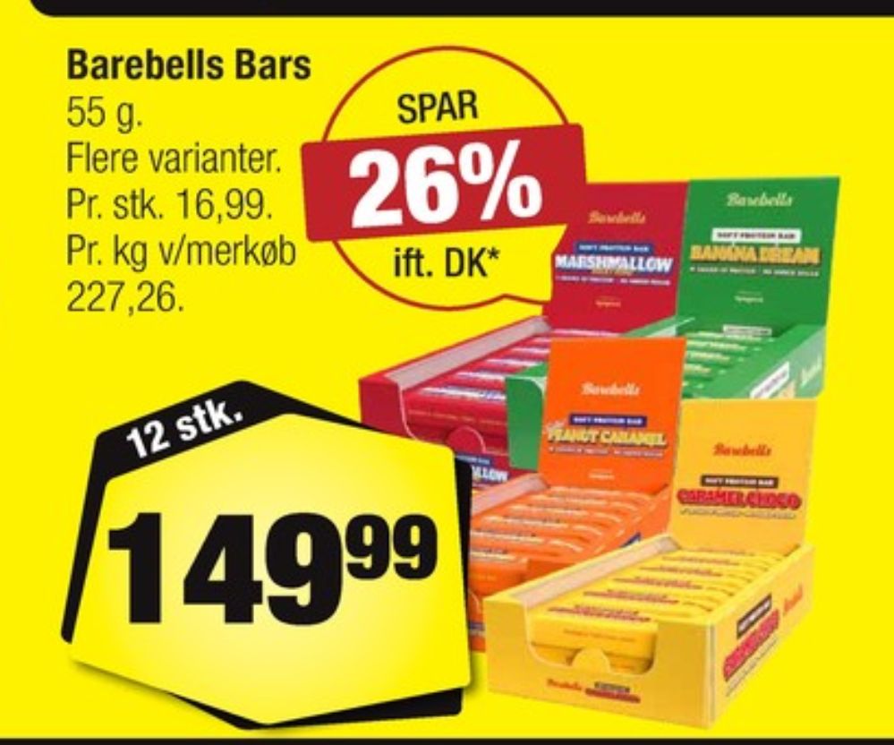Barebells, Banana Dream Proteinbar