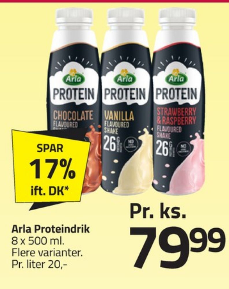Arla Protein, Proteindrik Vanilla