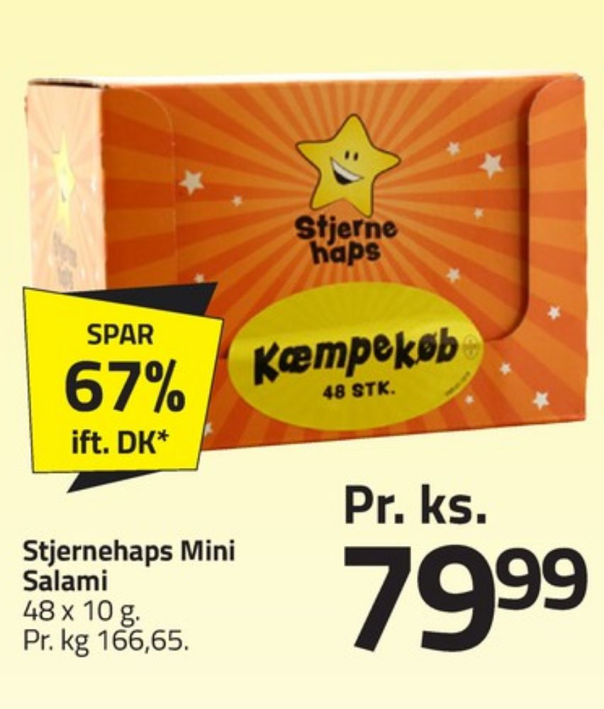 3-stjernet Stjernehaps, Salami