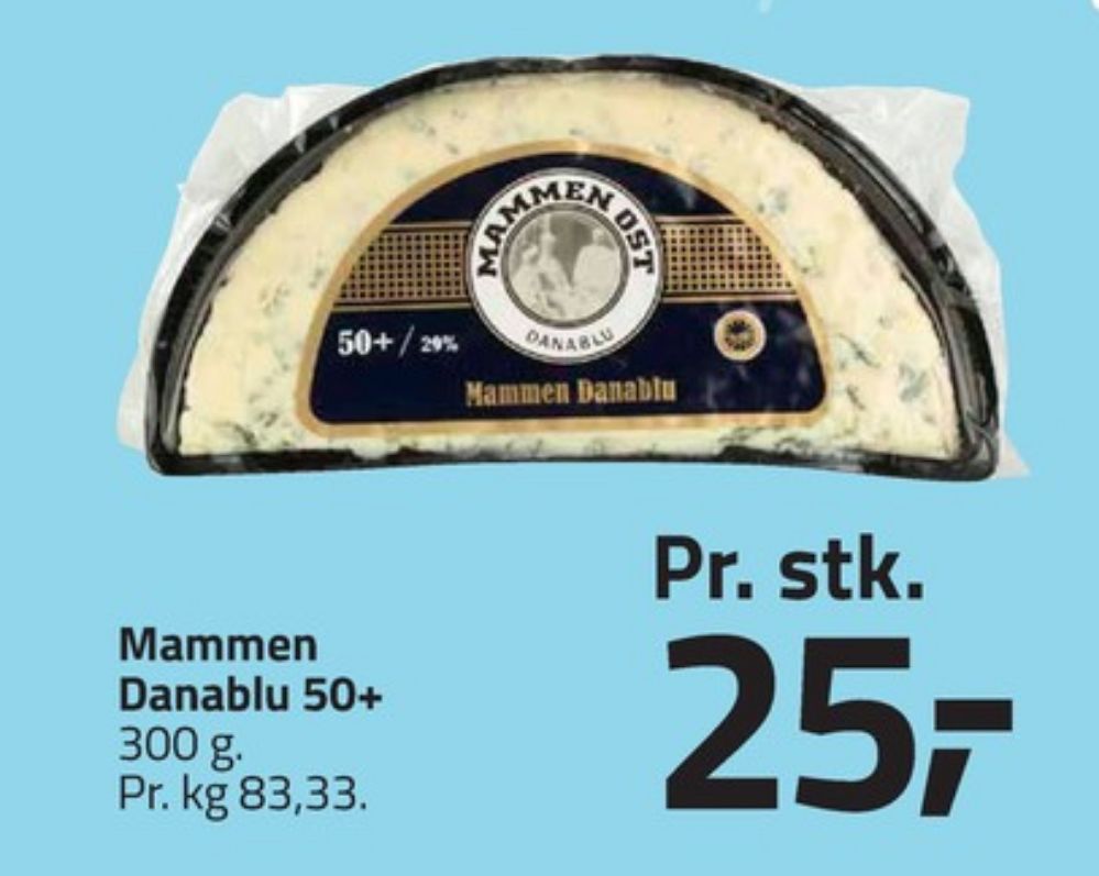Mammen, Skimmelost Danablu 50+