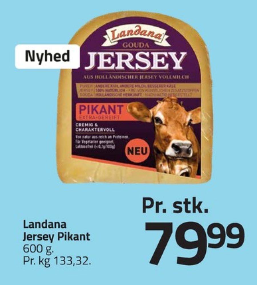 Landana, Jersey Pikant