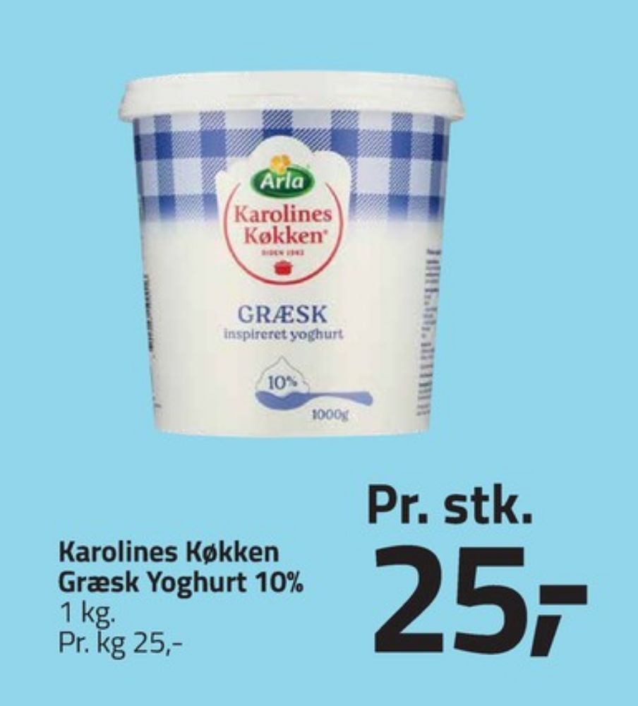 Karolines, Græsk Yoghurt 10%