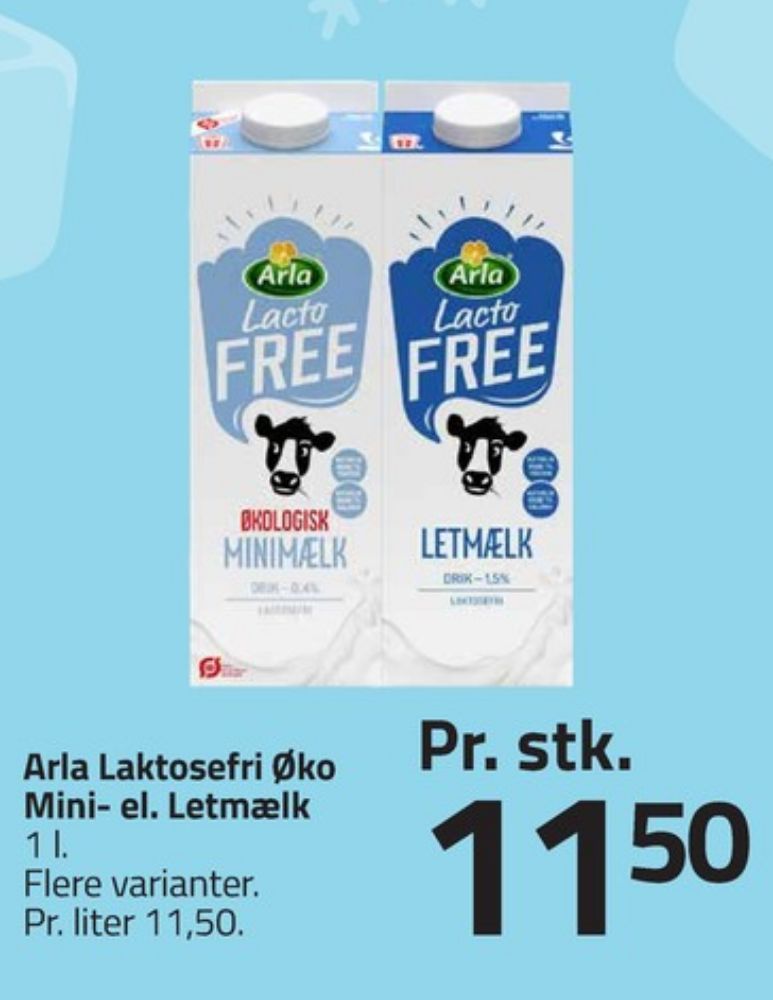 Arla Lacto FREE, Minimælk