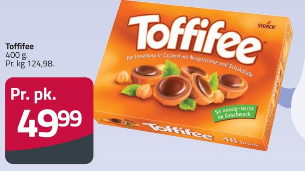 Toffifee, Dessertchokolade