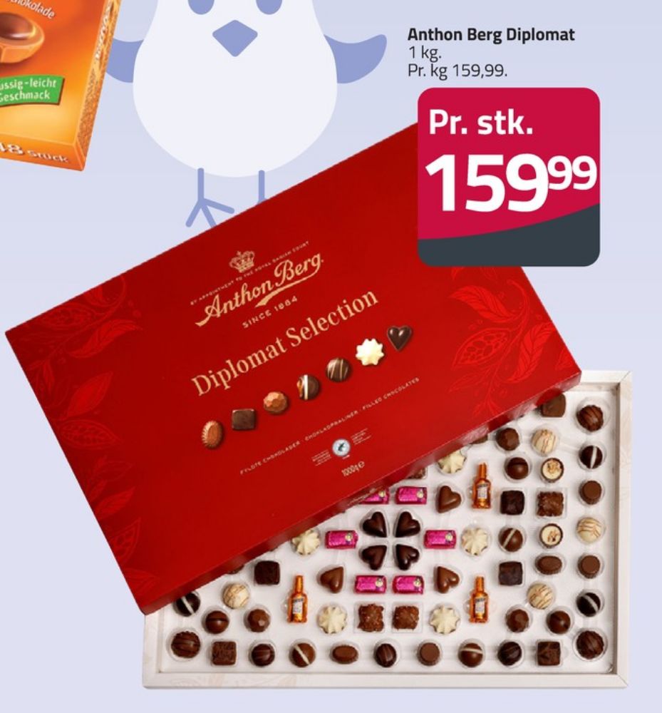 Anthon Berg Diplomat, Dessertchokolade