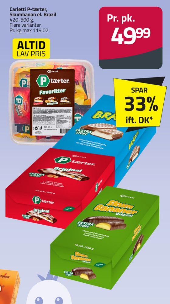 Carletti, P-tærter Original