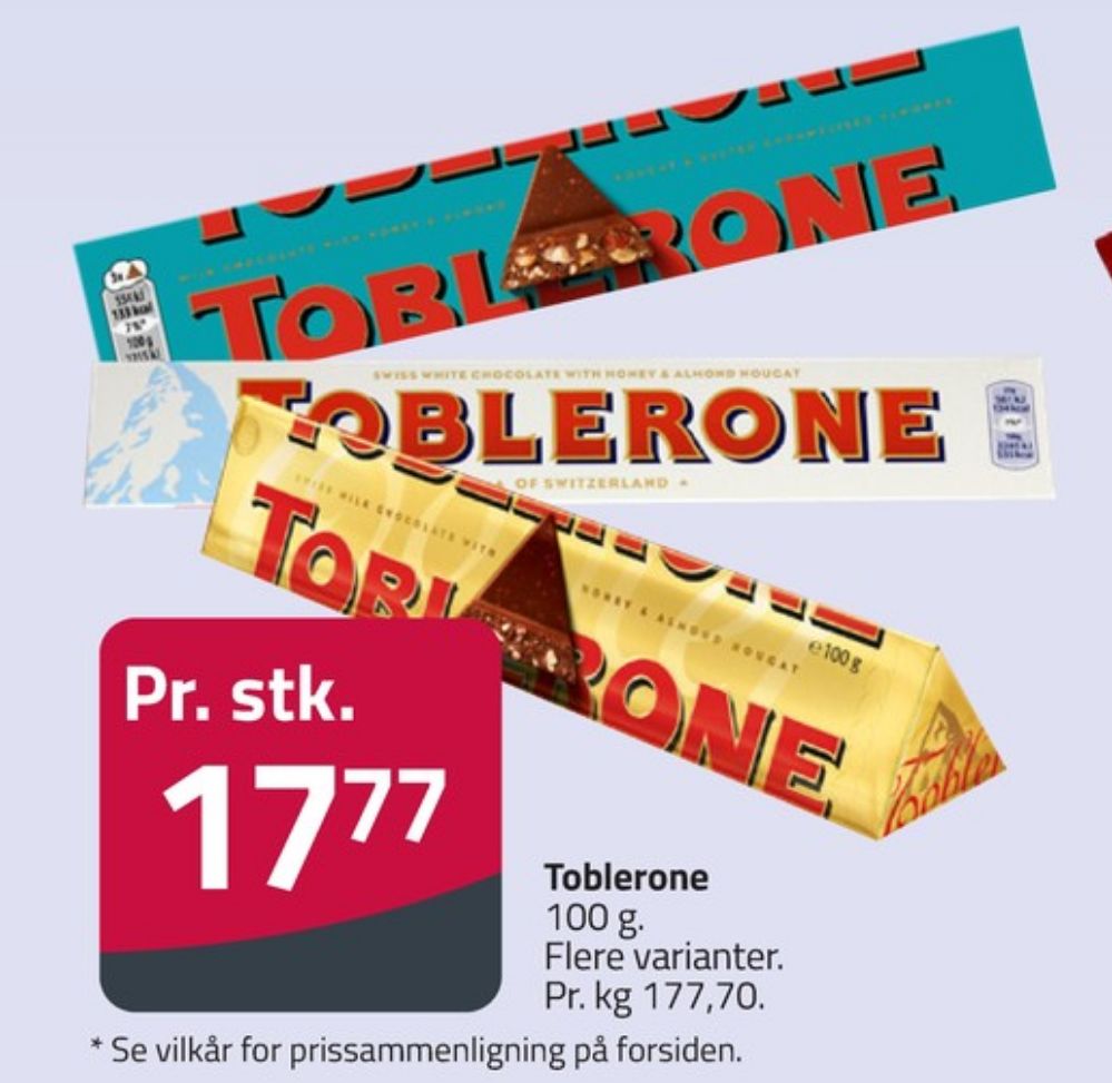 Toblerone, Chokolade Crunchy Almonds