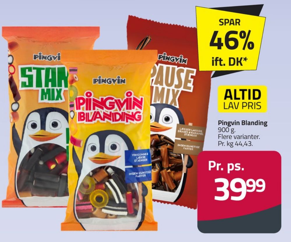 Toms Pingvin Blanding, Slikposer