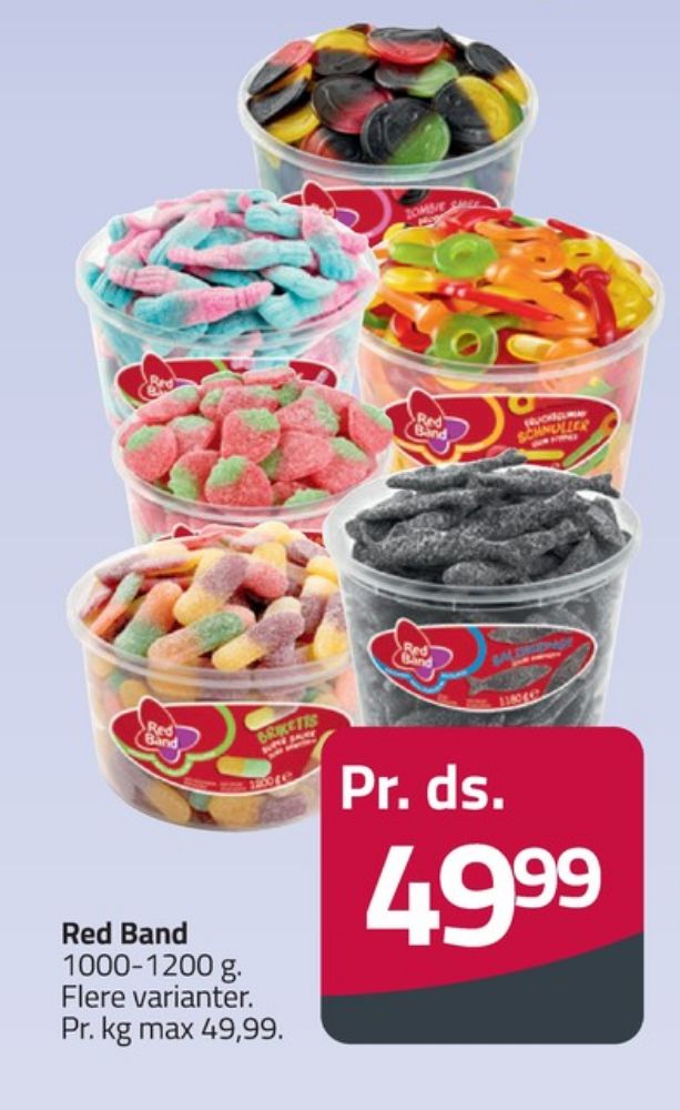 Red Band Fruchtgummi Smile, Slikbøtter