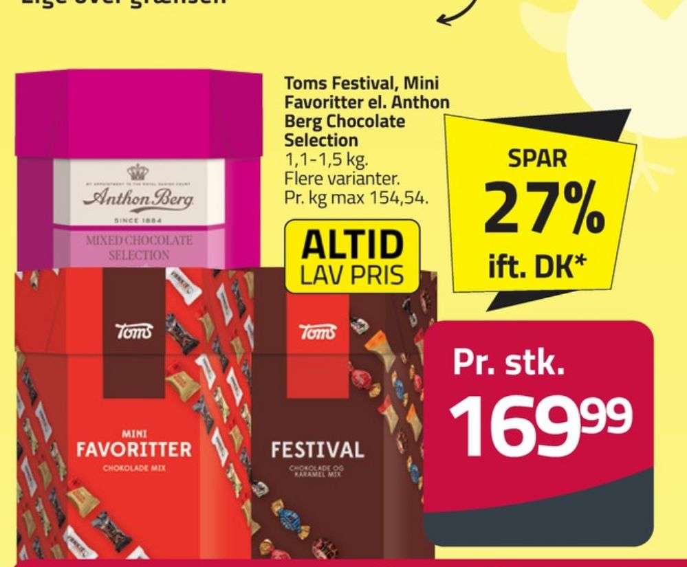Anthon Berg Mixed Chocolate Selection, Dessertchokolade