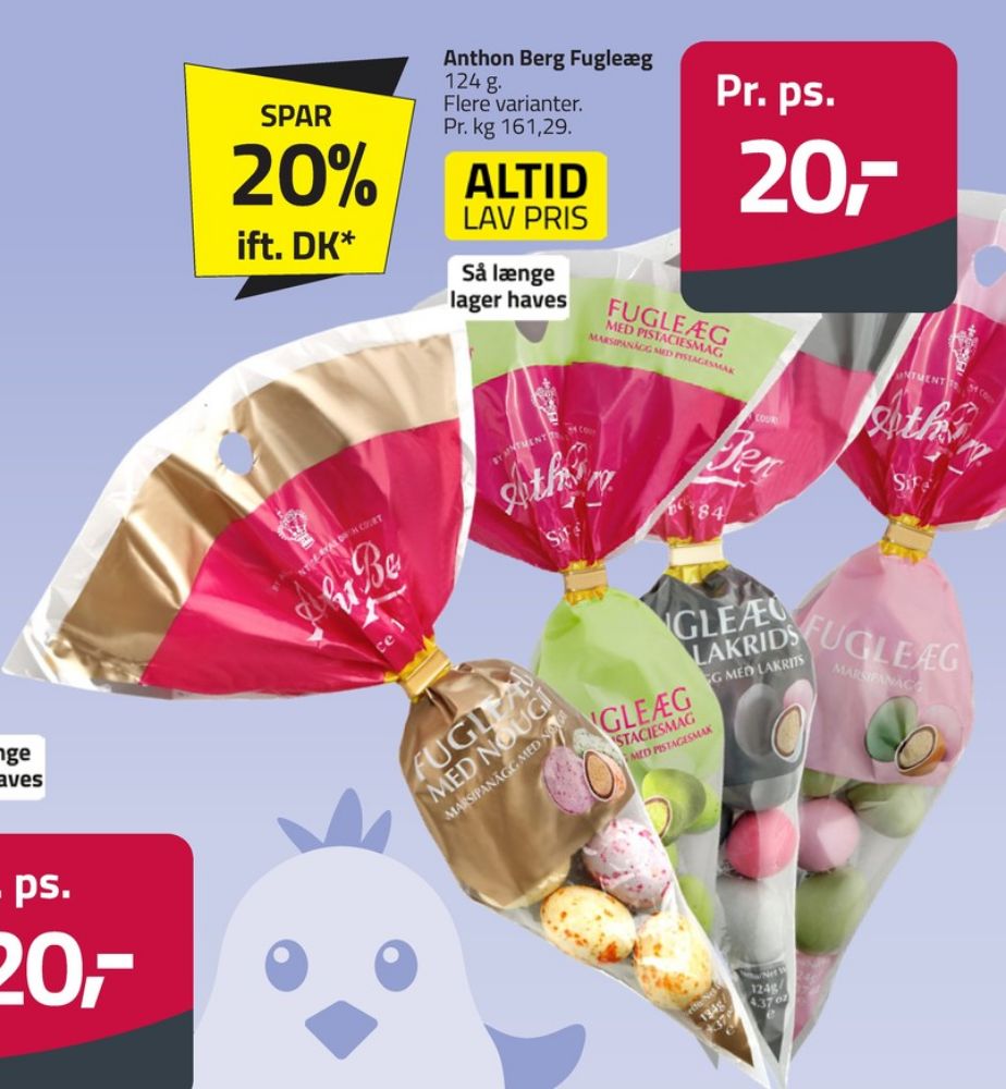 Anthon Berg Fugleæg, Marcipanæg Pistaciesmag