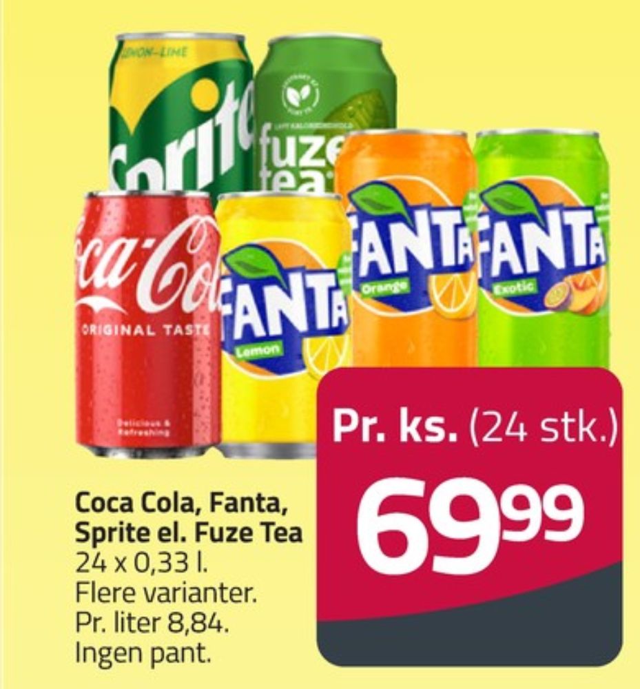 Sprite, Sportssodavand 24 pk.