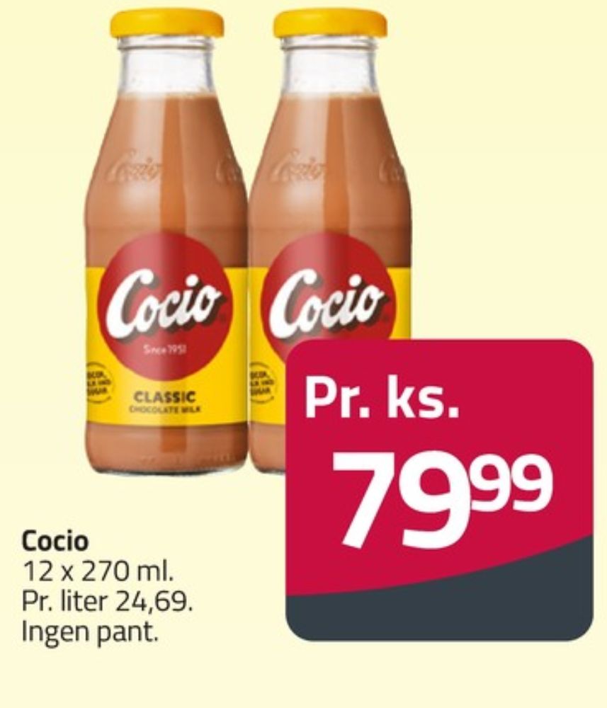 Cocio, Chokolademælk Classic 12 pk.