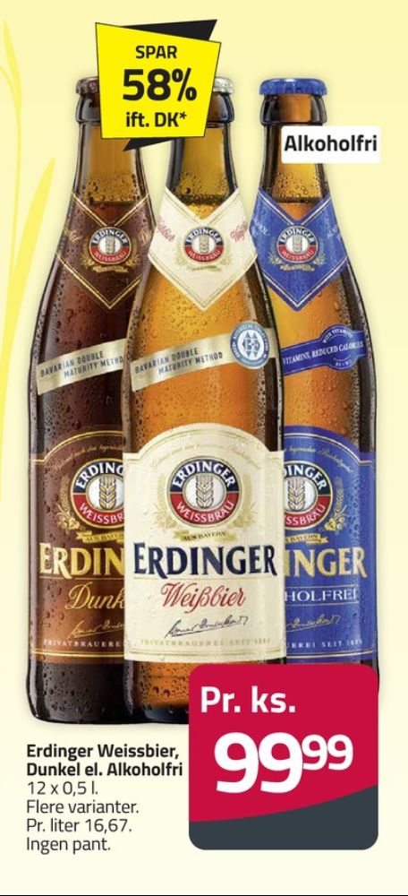 Erdinger Weissbier, Specialøl 12 pk.