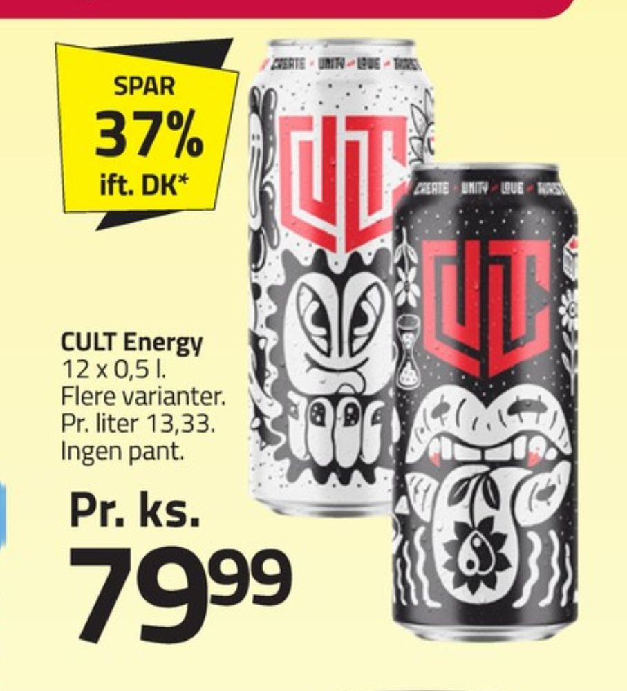 Cult Energy, Energidrik