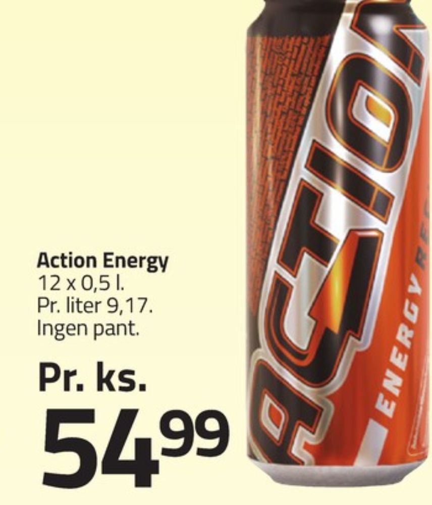 ACTION Energy, Energidrik 12 pk.