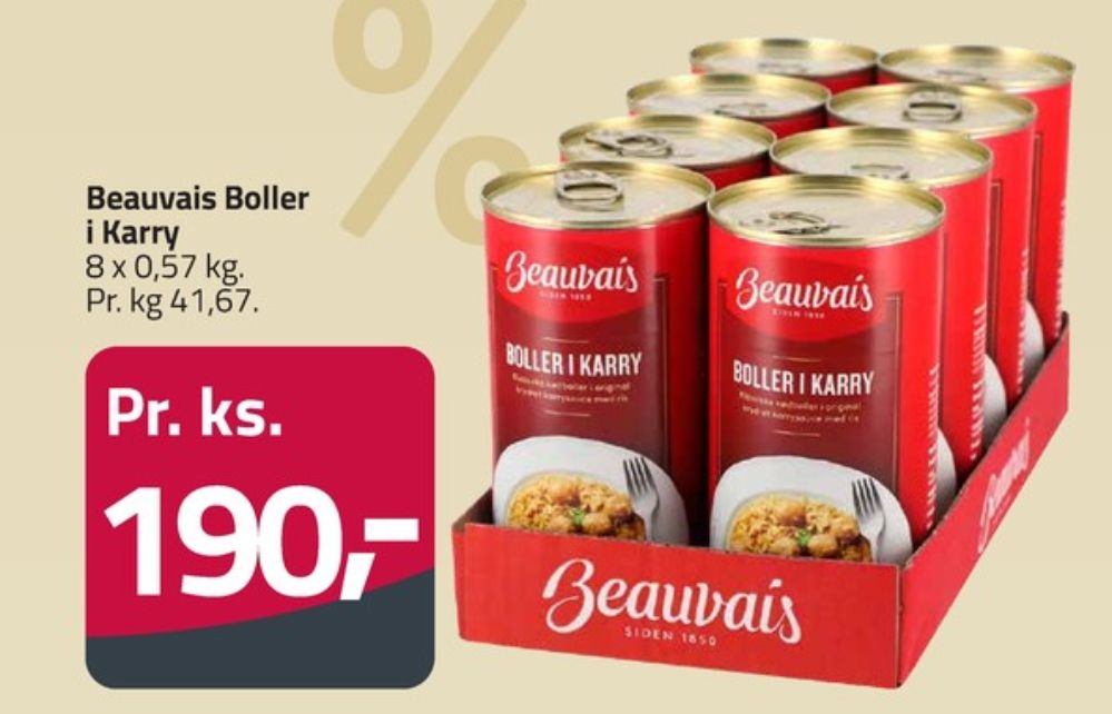 Beauvais, Boller i Karry