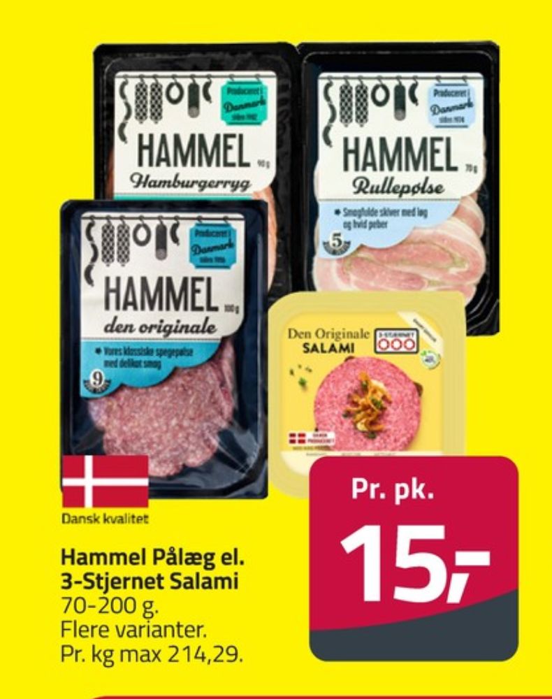 Delika Hammel, Spegepølse