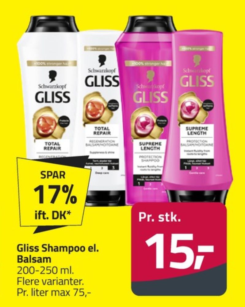 Schwarzkopf Gliss, Balsam