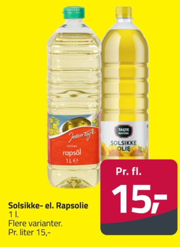 Taste of Nature, Solsikkeolie