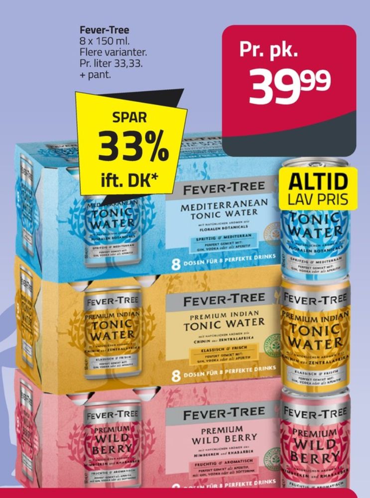 Fever-Tree, Premium Wild Berry 8 pk.