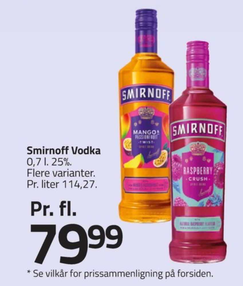 Smirnoff Mango & Passionfruit, Vodka