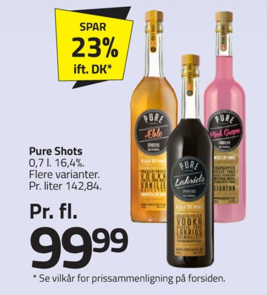 Pure Shots Pink Grape, Shots