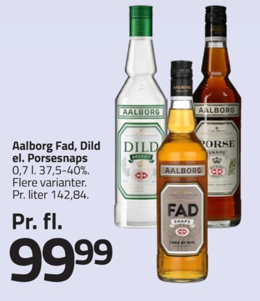 AAlborg Fadlagret, Snaps