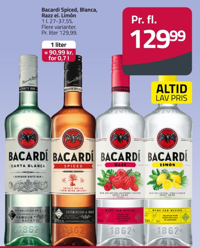 Bacardi Carta Blanca, Rom