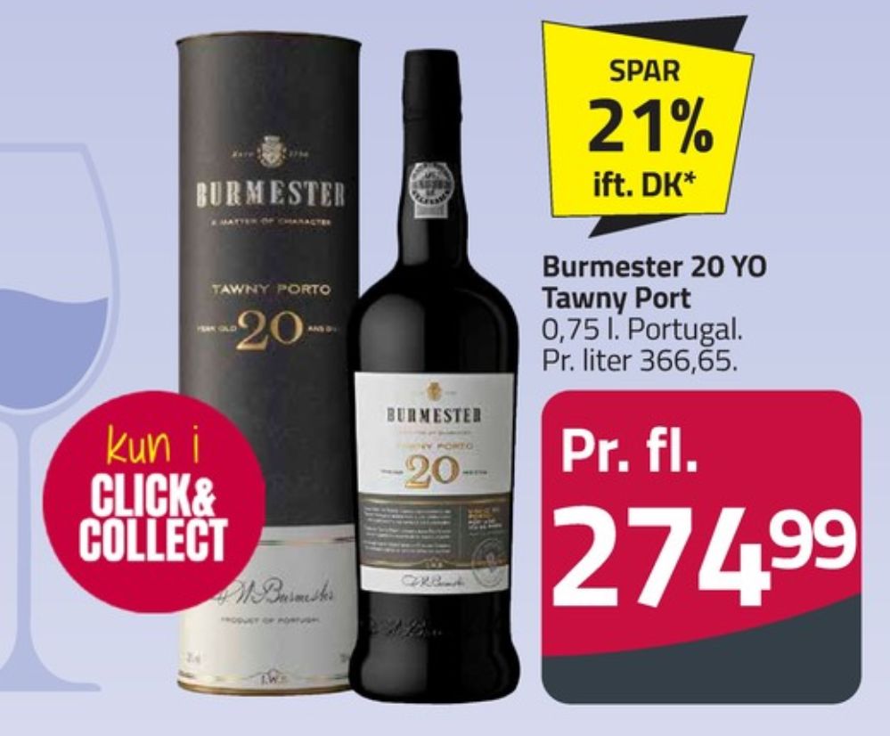 Burmester  20 YO Tawny, Portvin