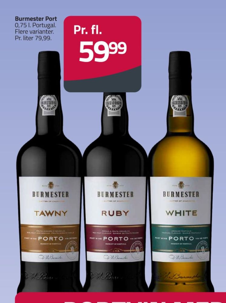 Burmester  Tawny, Portvin