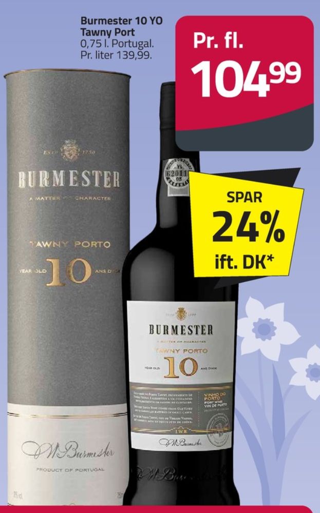 Burmester  10 YO Tawny, Portvin