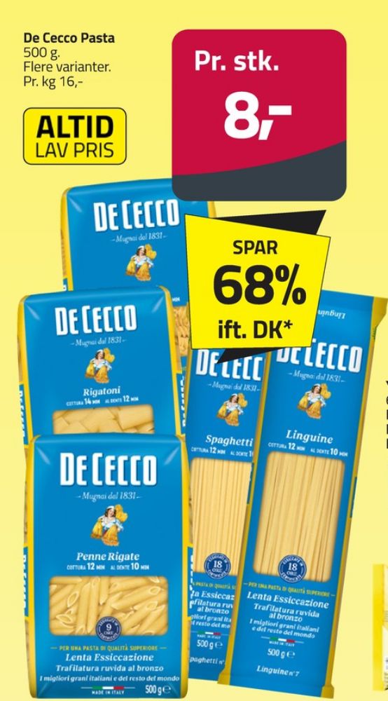 De Cecco, Spaghetti