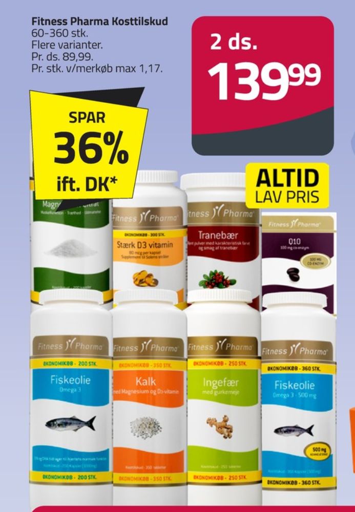 Fitness Pharma, Vitaminer