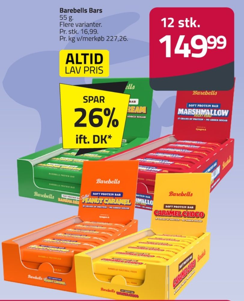 Barebells, Banana Dream Proteinbar